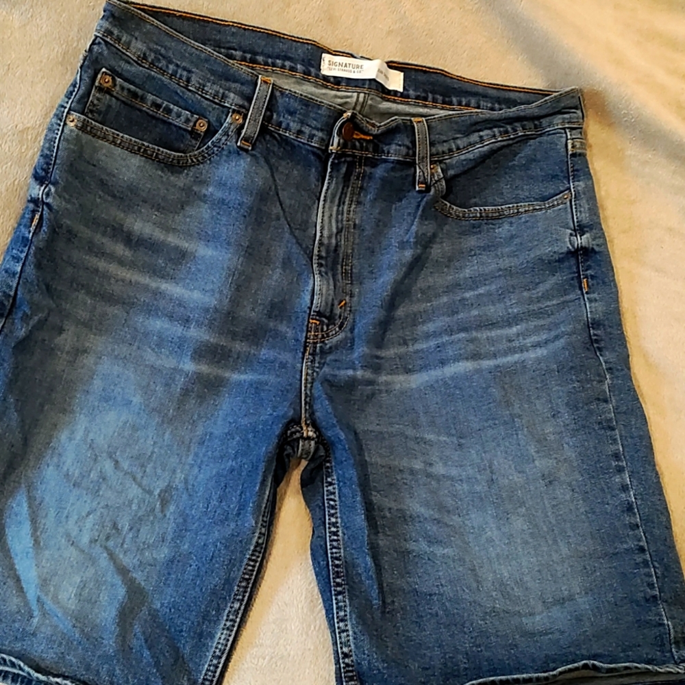 Mens Levi Strauss jean shorts size 36